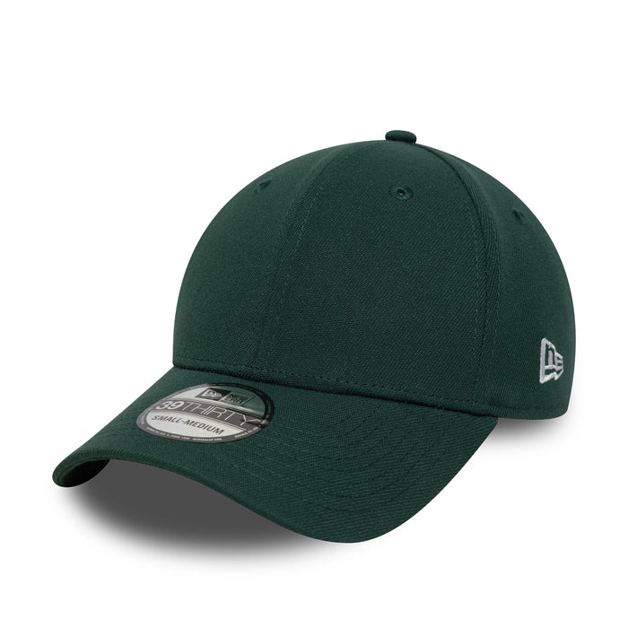 This is a New Era Dark Green 39THIRTY Stretch Fit Cap 1