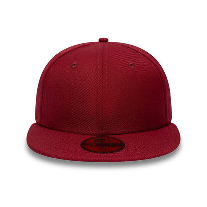 This is a New Era Dark Red 59FIFTY Fitted Cap 2