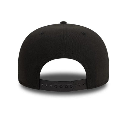 This is a New Era Essential Black 9FIFTY Snapback Cap 6