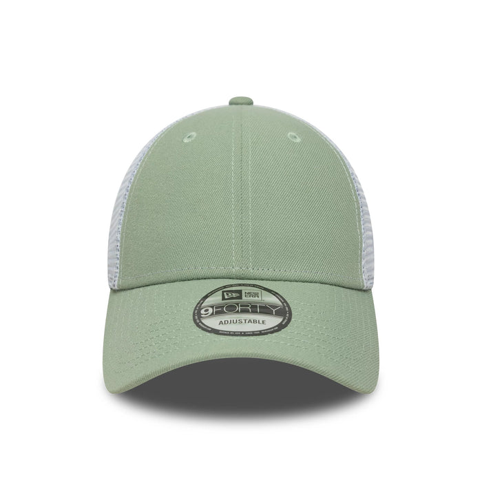This is a New Era Green 9FORTY Trucker Adjustable Cap 2