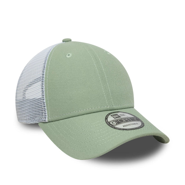 This is a New Era Green 9FORTY Trucker Adjustable Cap 3