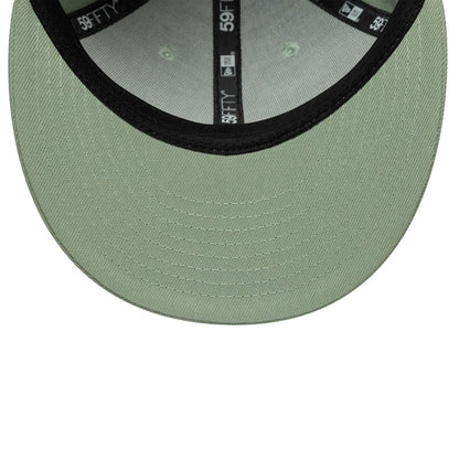 This is a New Era Green Low Profile 59FIFTY Fitted Cap 7