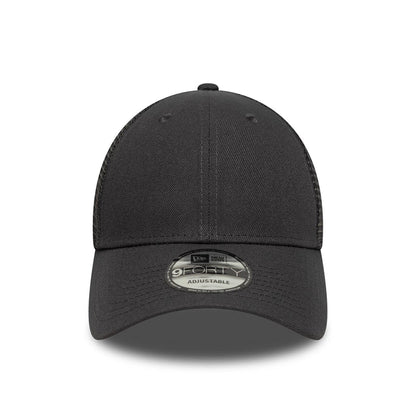 This is a New Era Grey 9FORTY Trucker Adjustable Cap 2