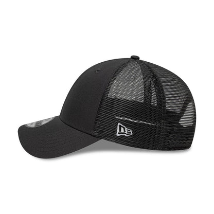 This is a New Era Grey 9FORTY Trucker Adjustable Cap 4