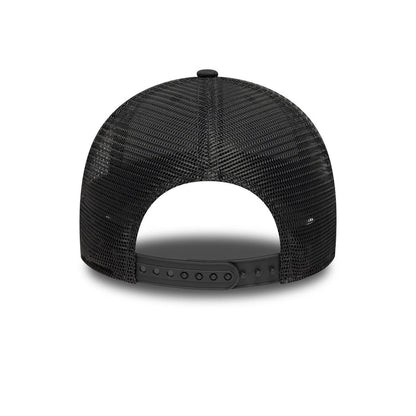 This is a New Era Grey 9FORTY Trucker Adjustable Cap 6
