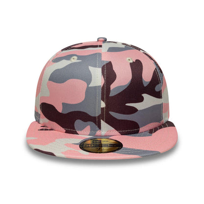 This is a New Era Pink Camo 59FIFTY Fitted Cap 2