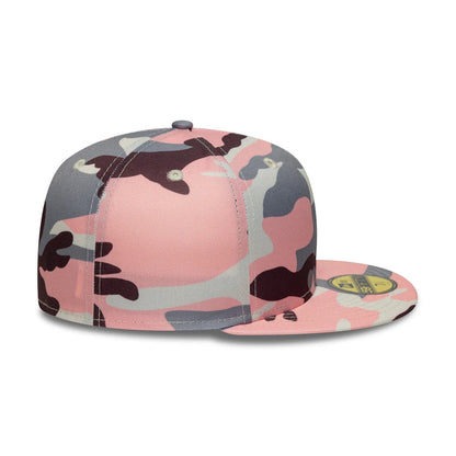 This is a New Era Pink Camo 59FIFTY Fitted Cap 5