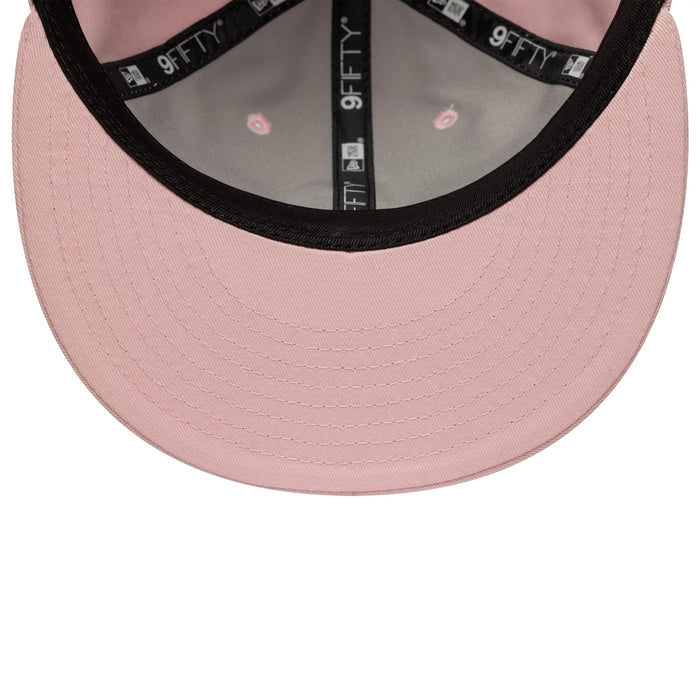 This is a New Era Pink Retro Crown 9FIFTY Snapback  Adjustable Cap 7