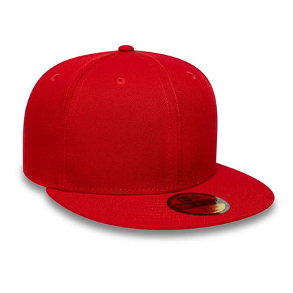 This is a New Era Red 59FIFTY Fitted Cap 4