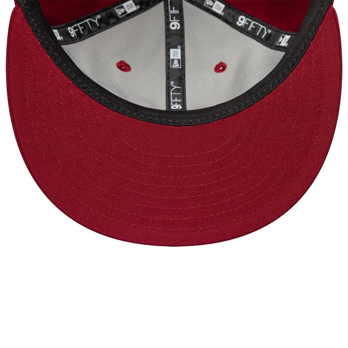 This is a New Era Red Retro Crown 9FIFTY Snapback Adjustable Cap 7