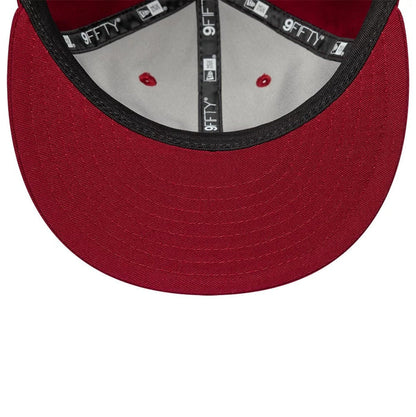 This is a New Era Red Retro Crown 9FIFTY Snapback Adjustable Cap 7