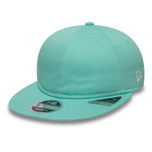 This is a New Era Turquoise Retro Crown 9FIFTY Snapback Adjustable Cap 1