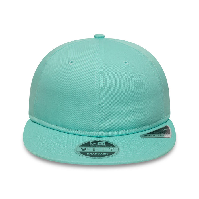 This is a New Era Turquoise Retro Crown 9FIFTY Snapback Adjustable Cap 2