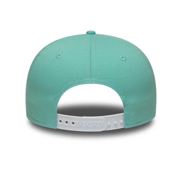 This is a New Era Turquoise Retro Crown 9FIFTY Snapback Adjustable Cap 6