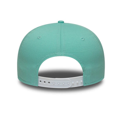 This is a New Era Turquoise Retro Crown 9FIFTY Snapback Adjustable Cap 6