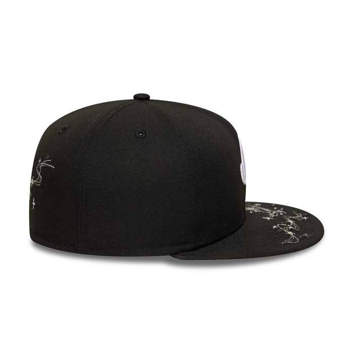 This is a New Era Zodiac Black 59FIFTY Fitted Cap 5