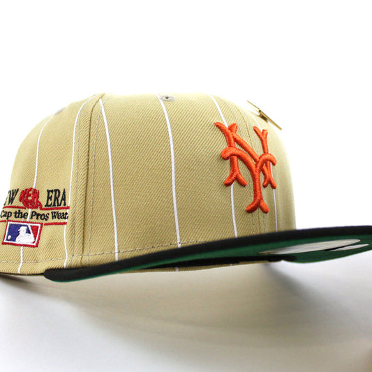 New York Giants New Era 59Fifty Fitted Hat (59FIFTY DAY - Vegas Gold Pinstripe)
