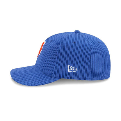 This is a New York Mets MLB Chenille Pop Blue 59FIFTY Fitted Cap 6