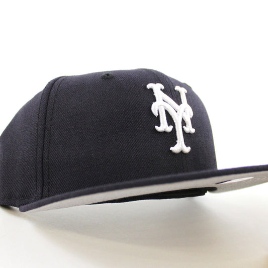 New York Mets New Era 59Fifty Fitted Hat (Navy Gray Under Brim)