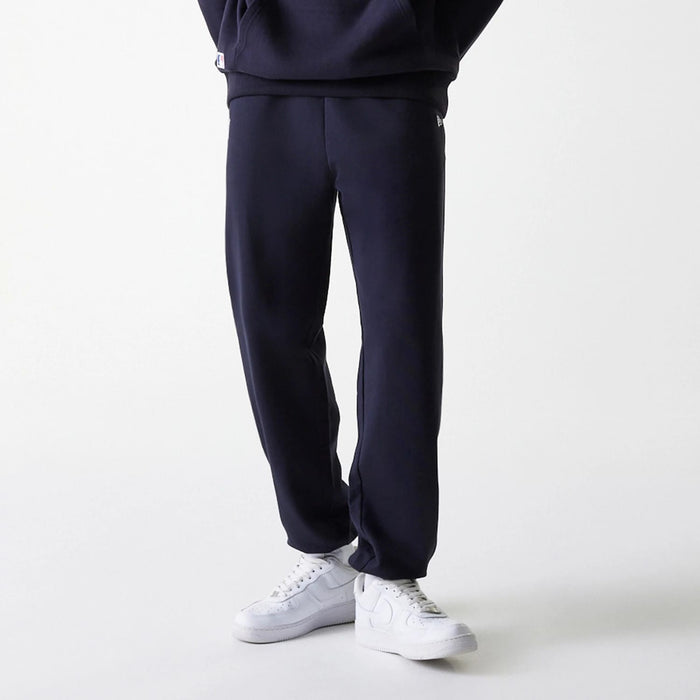 The Male model is wearing New York Yankees MLB League Essential Midi Navy Joggers 3
