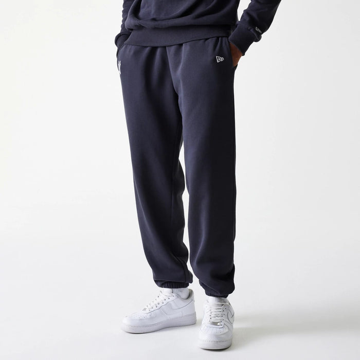 The Male model is wearing New York Yankees MLB League Essential Navy Joggers 3