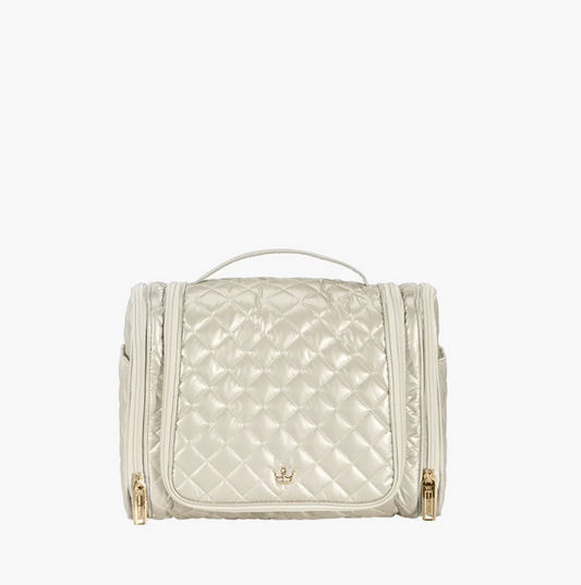 Oliver Thomas Hanging Travel Organizer Pearl Metallic Travel Accessories in at Wrapsody