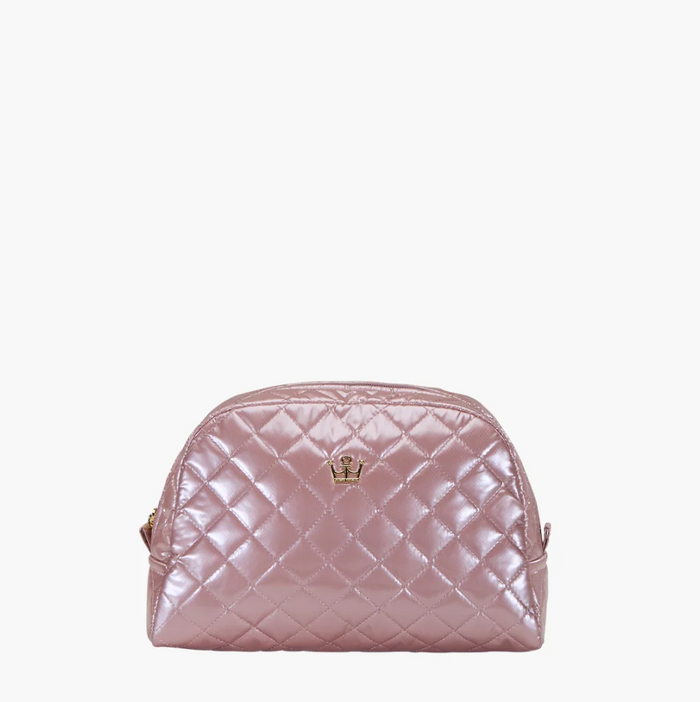 Oliver Thomas KST Cosmetic Large Mauve Metallic Travel Accessories in at Wrapsody