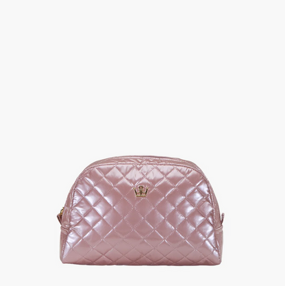 Oliver Thomas KST Cosmetic Large Mauve Metallic Travel Accessories in at Wrapsody