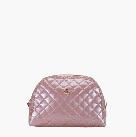 Oliver Thomas KST Cosmetic Large Mauve Metallic Travel Accessories in at Wrapsody