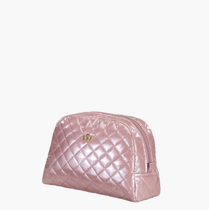Oliver Thomas KST Cosmetic Large Mauve Metallic Travel Accessories in at Wrapsody