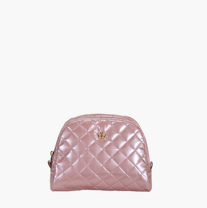 Oliver Thomas KST Cosmetic Medium Mauve Metallic Travel Accessories in at Wrapsody