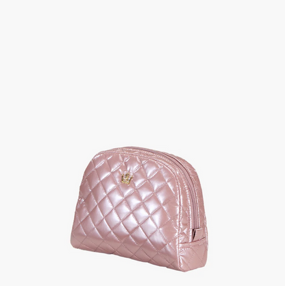 Oliver Thomas KST Cosmetic Medium Mauve Metallic Travel Accessories in at Wrapsody