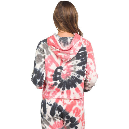 Poleron Crop Vibing Tiedye Cut Of Sweetied Hurley