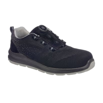 Portwest compositelite boa wire lace safety trainer knit s1p-ft08