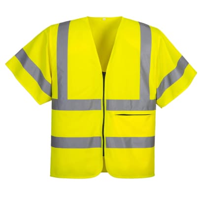 Portwest hi vis half sleeve zipped tabard vizzy vest-c372
