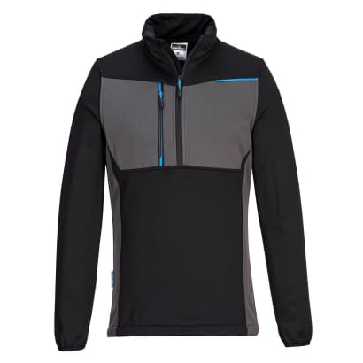 Portwest wx3 half zip technical fleece-t755