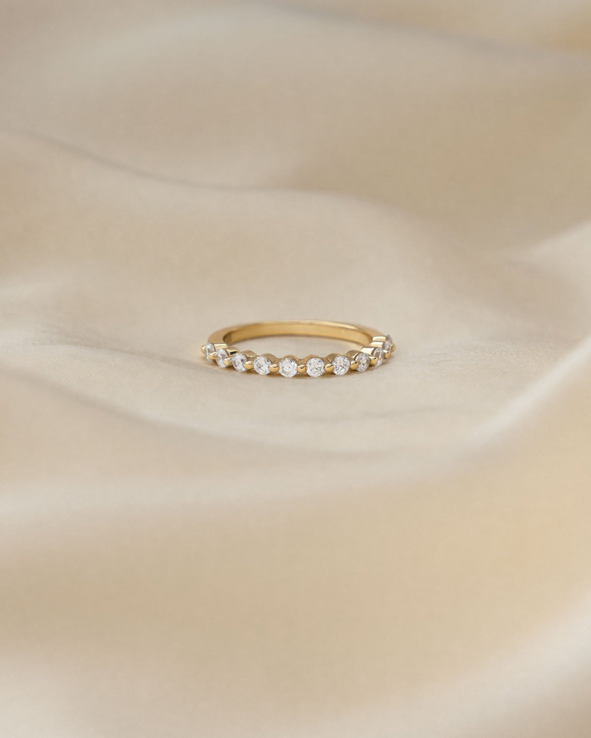2mm CZ Stacking Ring