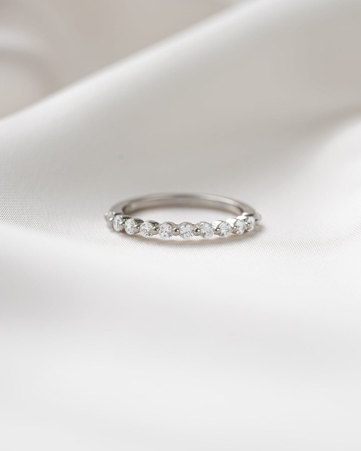 2mm CZ Stacking Ring