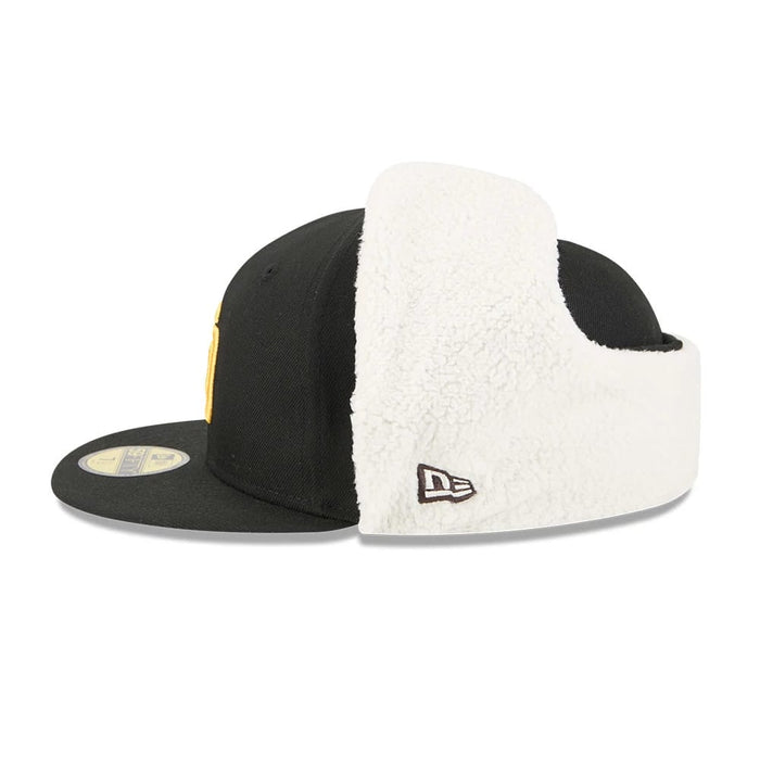 This is a San Diego Padres MLB Classic Black Dogear 59FIFTY Fitted Cap 6