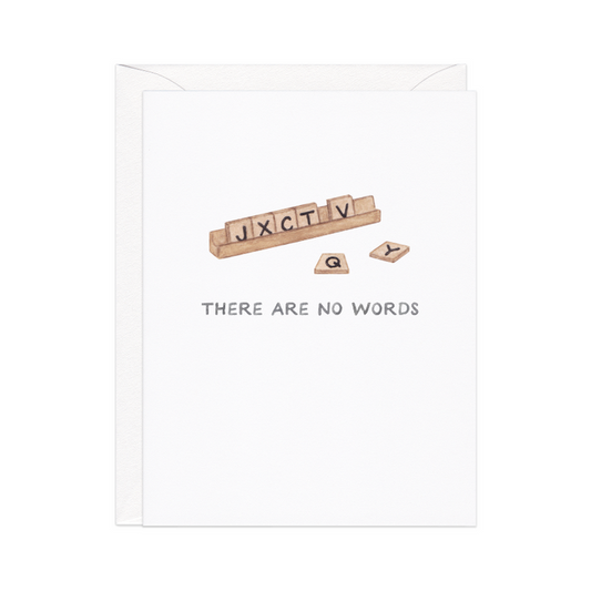 Scrabble Sympathy Card