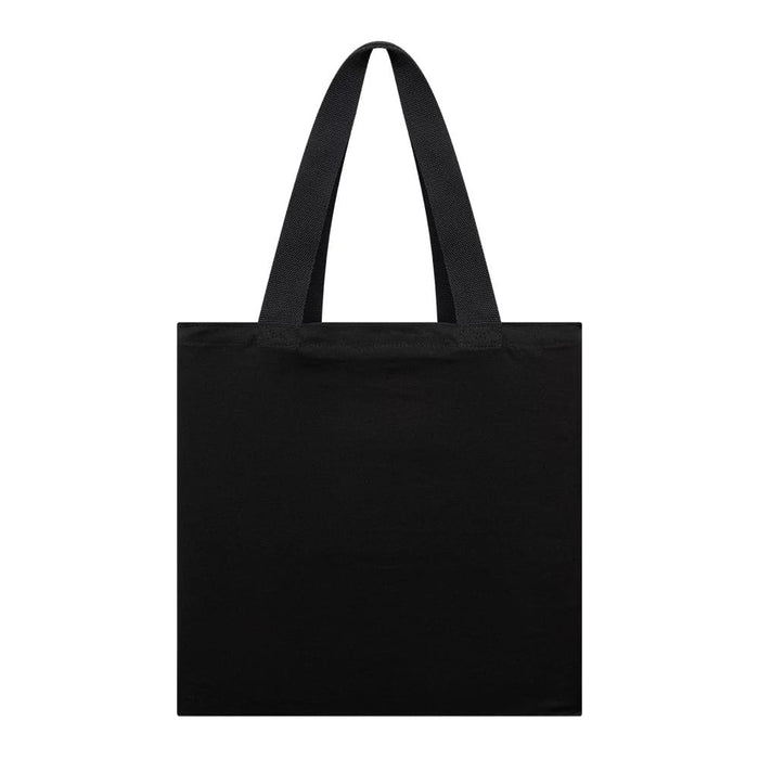 This is a Shield Logo NFL Madrid Game 2025 Black Tote Bag 2