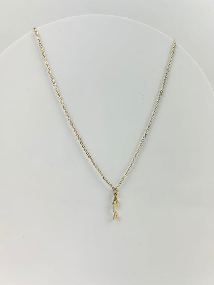 Sorority Lavaliere Necklace Greek in at Wrapsody