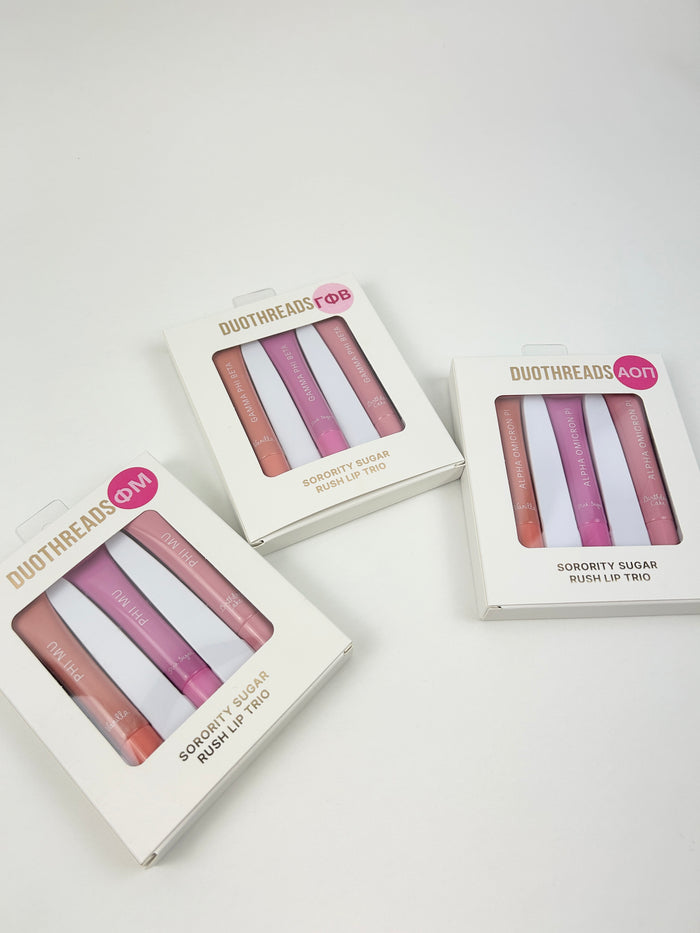 Sorority Lip Gloss Trio Greek in at Wrapsody