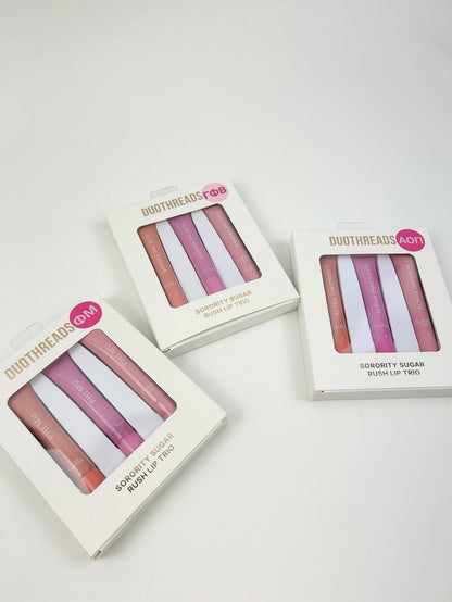 Sorority Lip Gloss Trio Greek in at Wrapsody