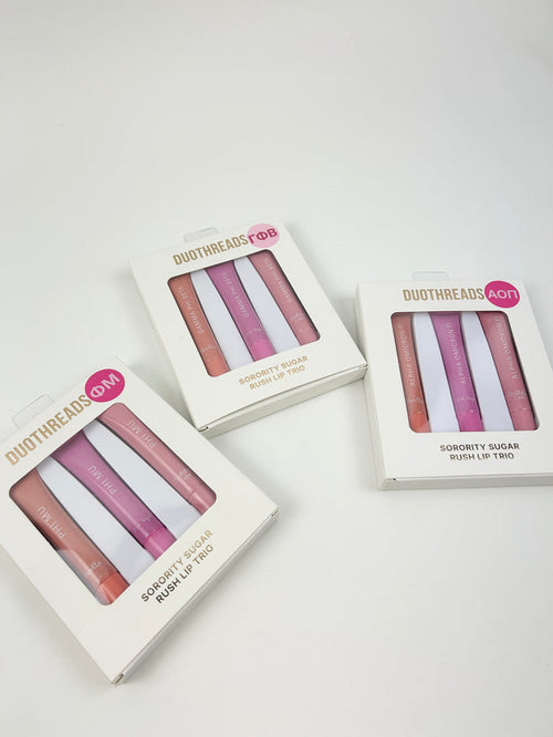 Sorority Lip Gloss Trio Greek in at Wrapsody