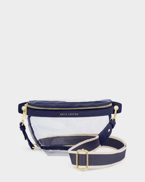 Stadium Belt Bag in Midnight Blue Handbags in at Wrapsody