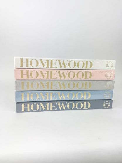 The Blank Book Homewood in Steel Blue Books in at Wrapsody