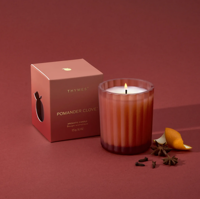 Thymes Boxed 6.1oz Candle - Pomander Clove Candles in at Wrapsody