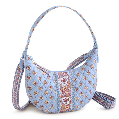 Vera Bradley Blue Leaf Clara Convertible Shoulder Bag Handbags in at Wrapsody